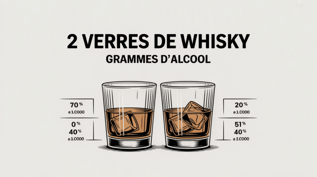 2 verres de whisky combien de gramme visuel explicatif