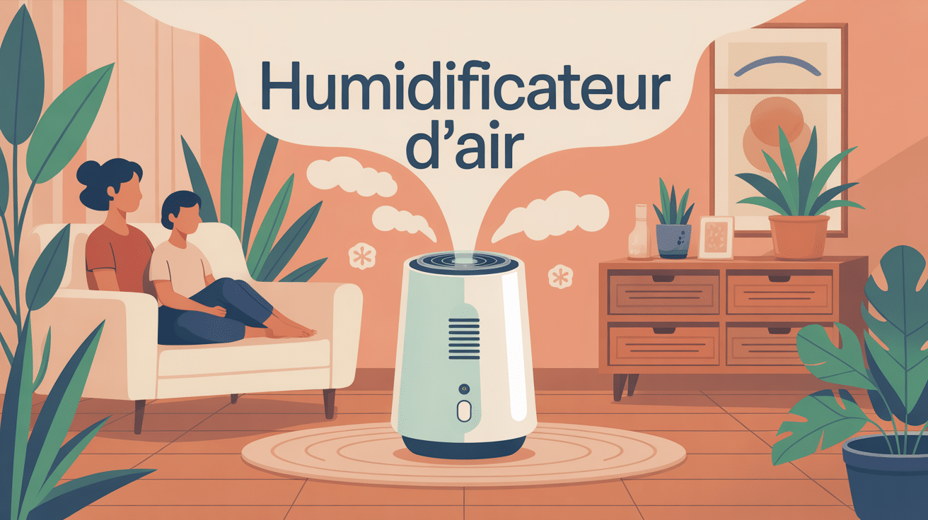 À quoi sert un humidificateur d air, illustration confort et bien-être dans une pièce