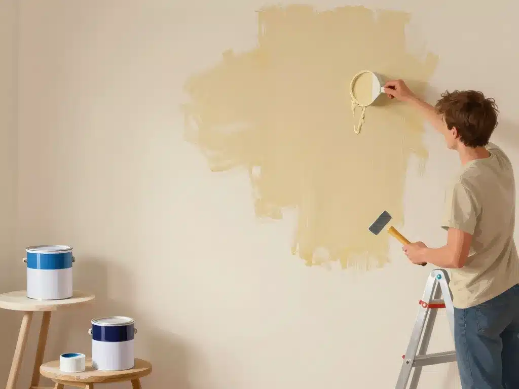 Application peinture intérieure isolante thermique préparation mur