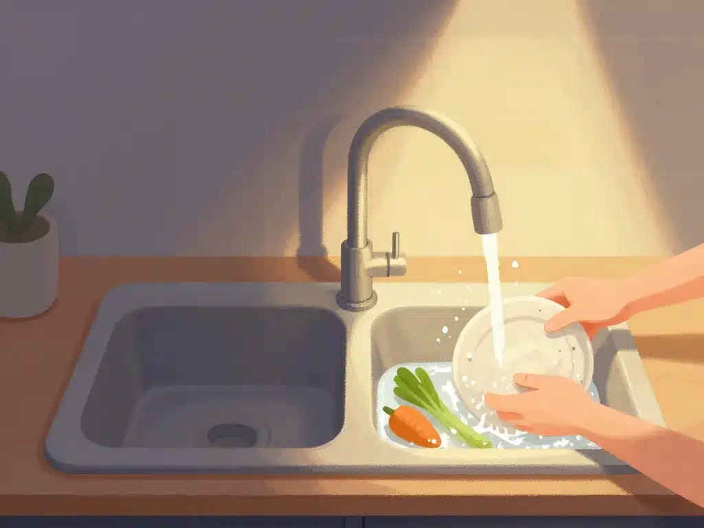 applique murale cuisine évier éclairage optimal tâches