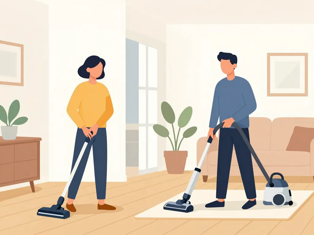 aspirateur balai ou traineau utilisation maison appartement