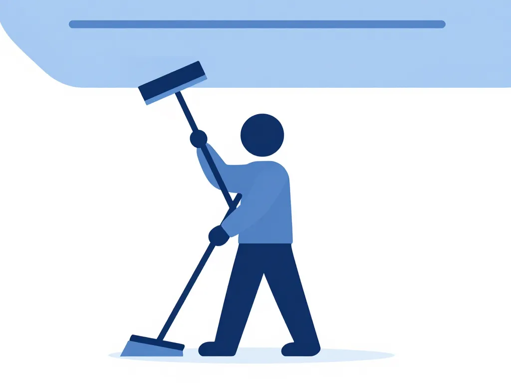 balai telescopique plafond usage posture sure