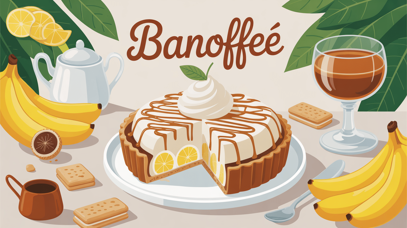 banoffee tarte anglaise caramel banane crème chantilly