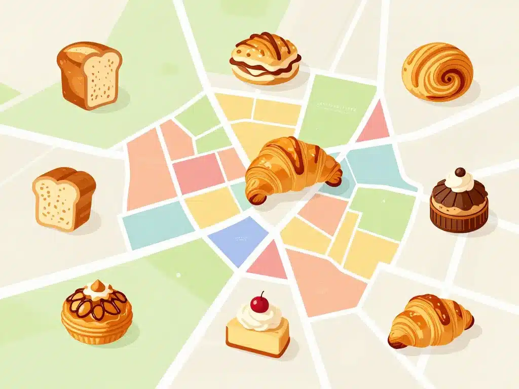 Carte boulangerie Lyon spécialités quartiers