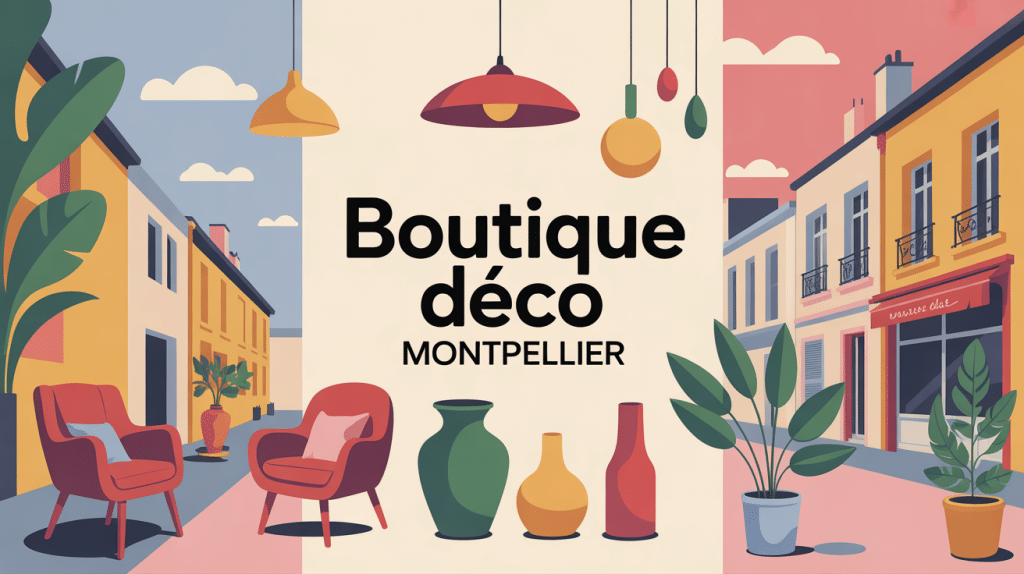 illustration chaleureuse boutique deco montpellier