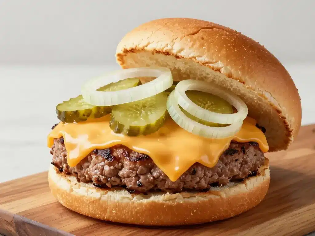 ingrédients principaux cheese royal burger