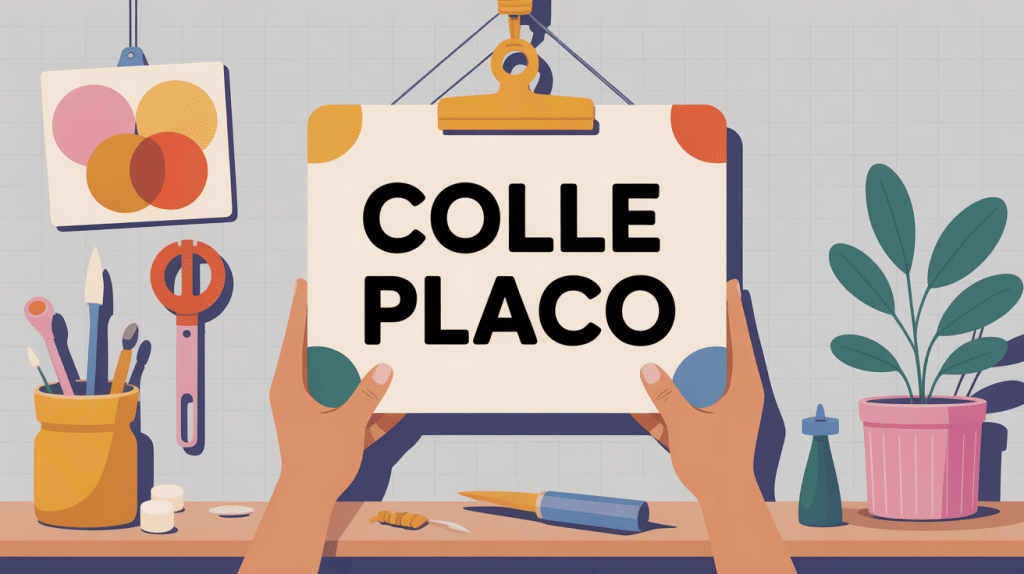 Pose d'une plaque avec colle placo et plots sur mur