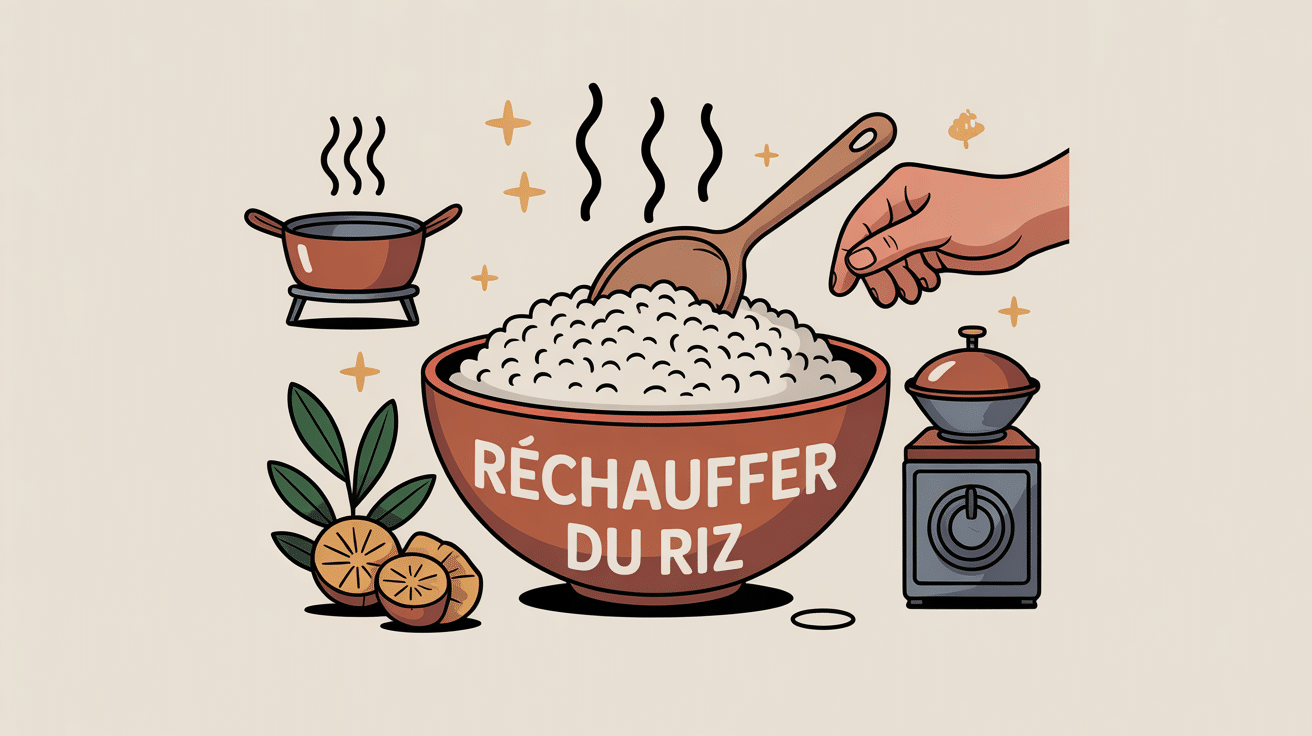 comment réchauffer du riz image sécurité et méthodes