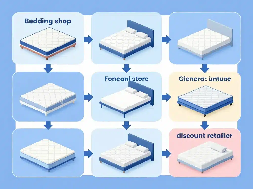 magasin literie Plan de Campagne types de magasins