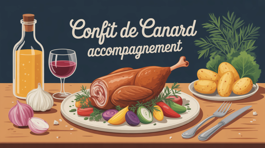 confit de canard accompagnement plat traditionnel français