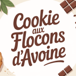 cookie au flocon d avoine entouré d'ingrédients