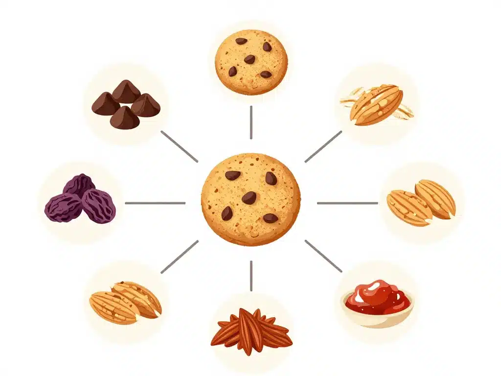 variantes healthy cookie au flocon d avoine