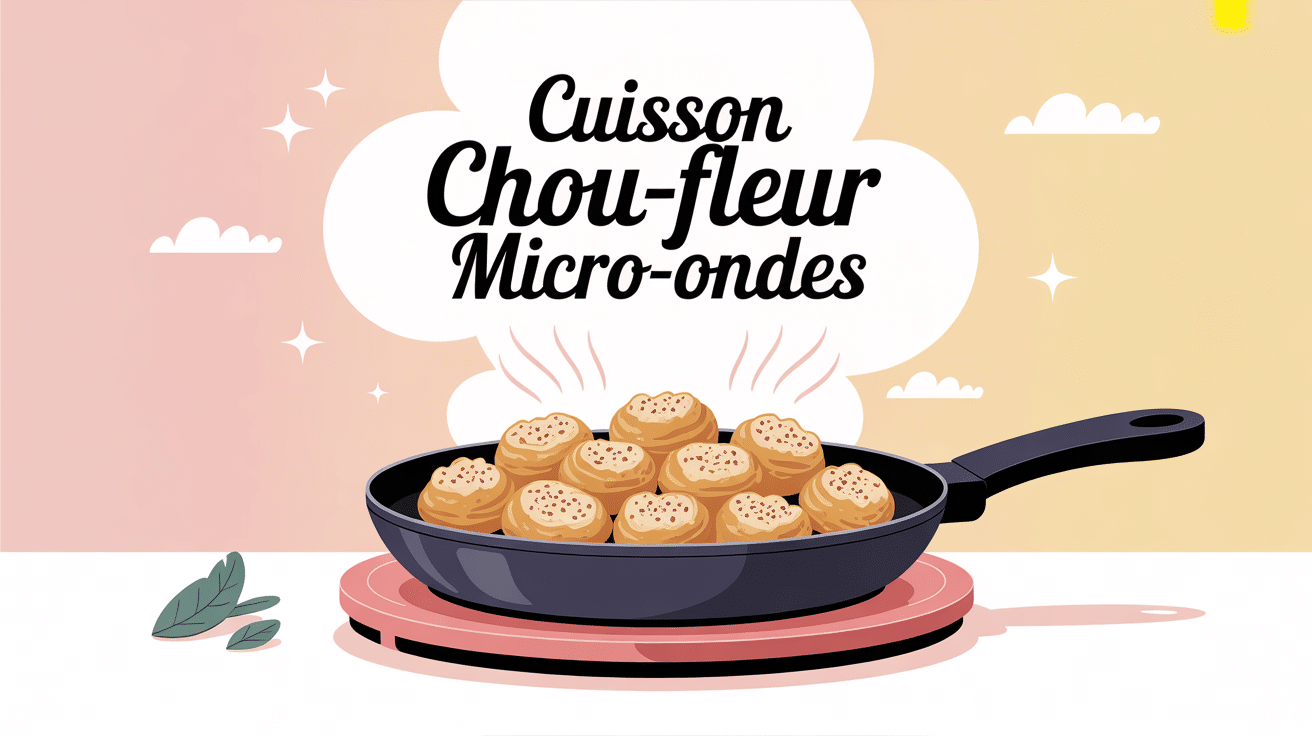 cuisson choux fleur micro onde dans micro ondes image vectorielle