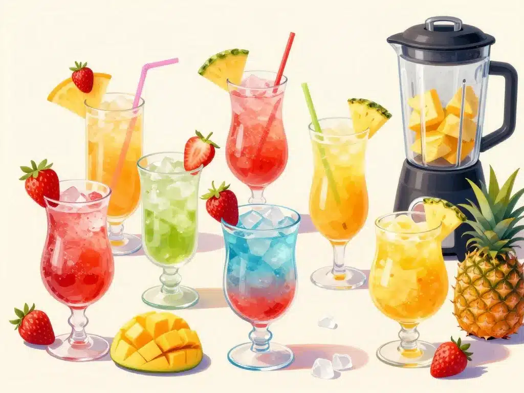 daikiri aux fruits et daikiri frozen en été