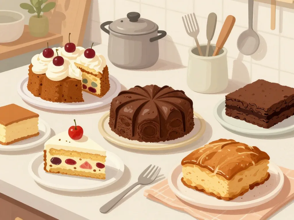 Faire un gateau 2 jours à l'avance différents types