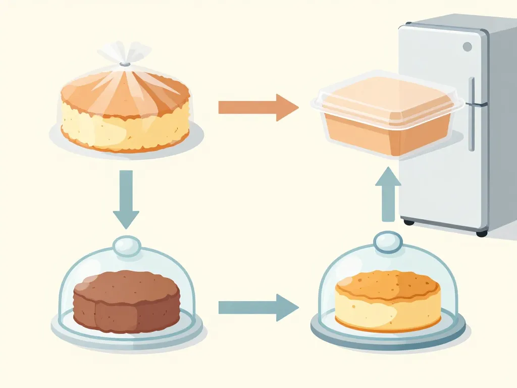 Faire un gateau 2 jours à l'avance conservation méthodes