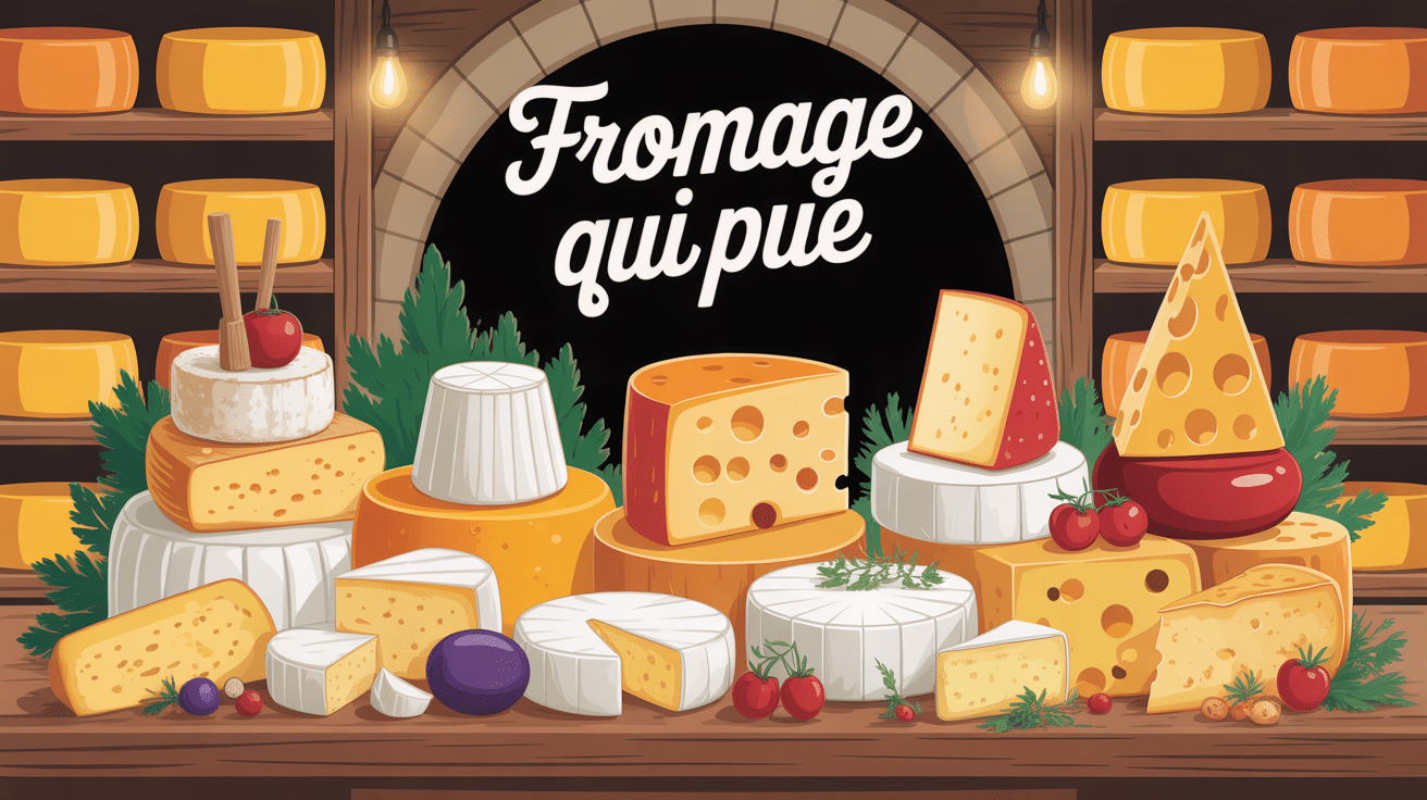 plateau de fromage qui pue français européen ambiance cave