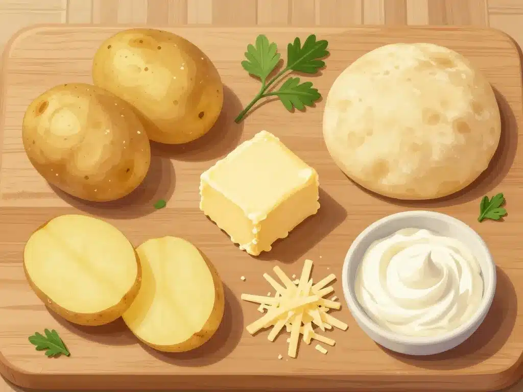 ingrédients essentiels pour tourte pomme de terre