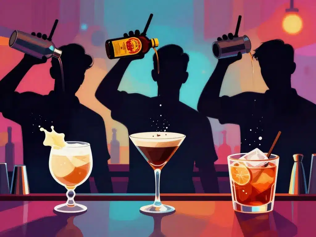 kahlua and bar cocktails vodka rhum tequila