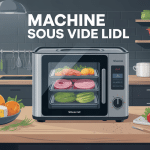 machine sous vide lidl avec aliments emballés sous vide
