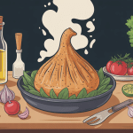 man'ouché galette libanaise avec zaatar et crudités