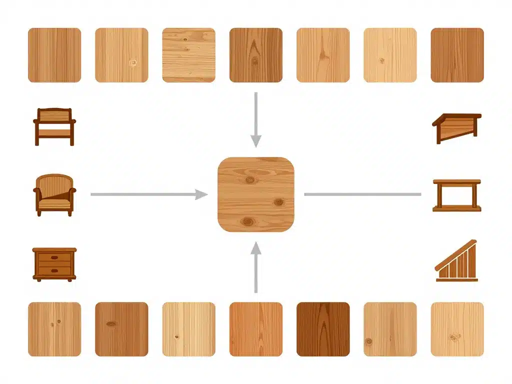 choix matériaux bois ébénisterie et menuiserie selon projet