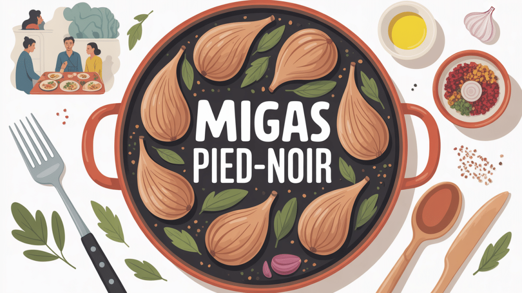 migas recette pied noir plat en poêle cuisine algérienne
