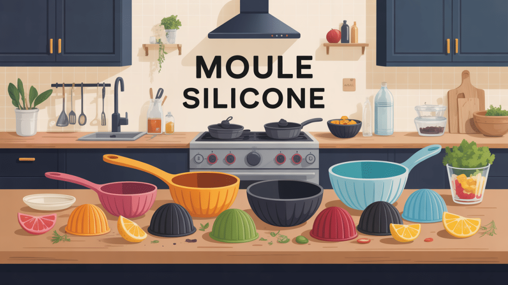 illustration moule silicone cuisine moderne