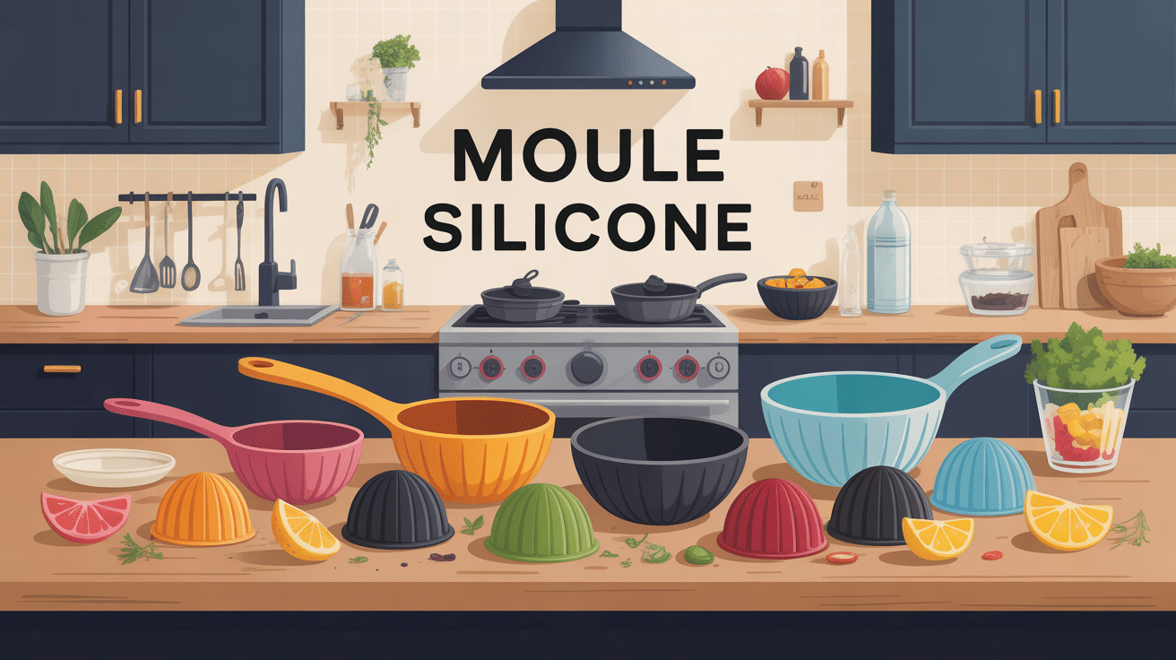 illustration moule silicone cuisine moderne