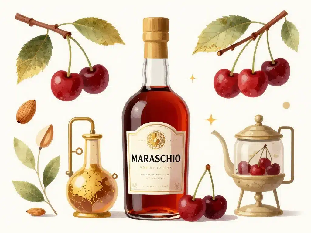 marasquin origine illustration cerises distillation