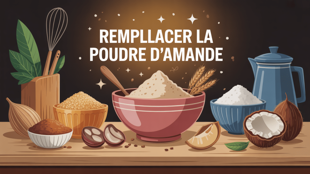 par quoi remplacer la poudre d'amande illustration alternatives pâtisserie