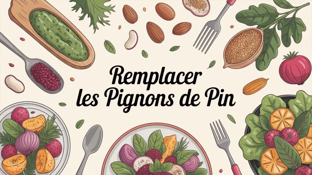 par quoi remplacer les pignons de pin illustration alternatives fruits à coque et graines