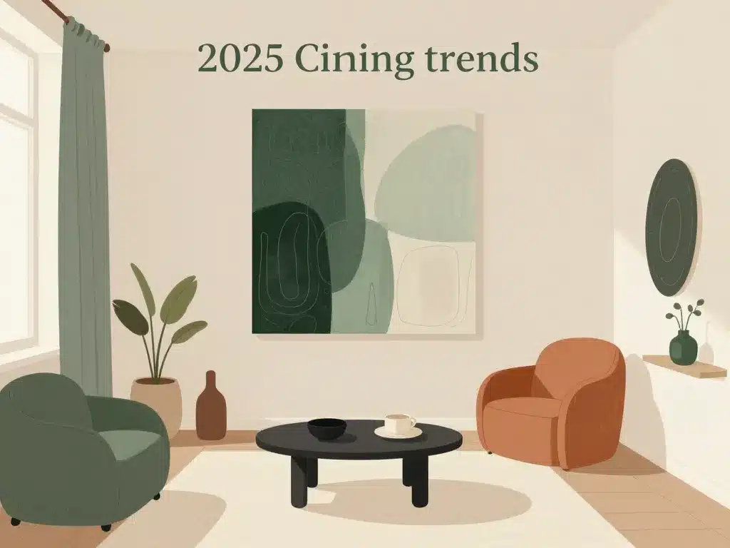 ambiances couleurs peinture tendance 2024 illustration éditoriale