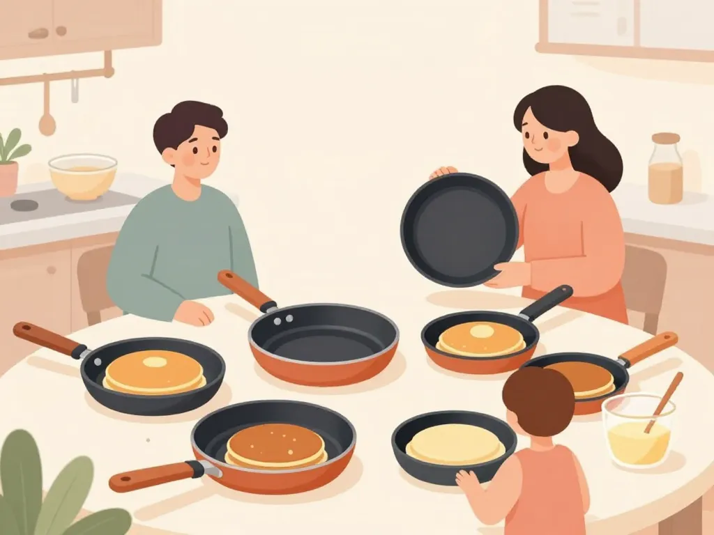 poele a pancake differents modèles scene cuisine