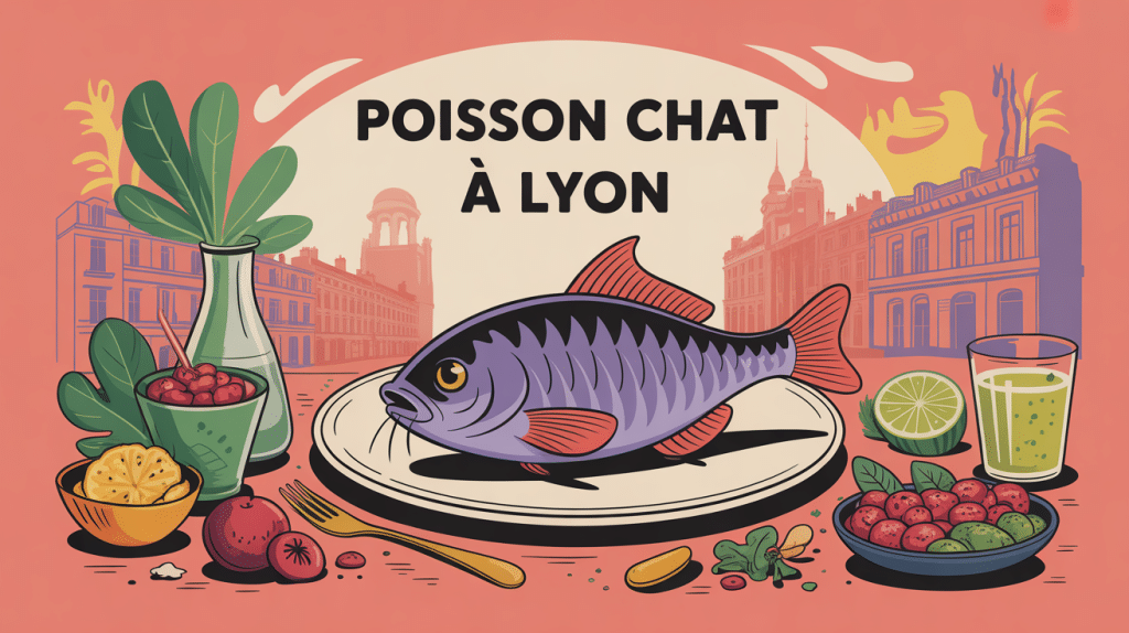 Poisson chat lyon mis en valeur sur assiette raffinée