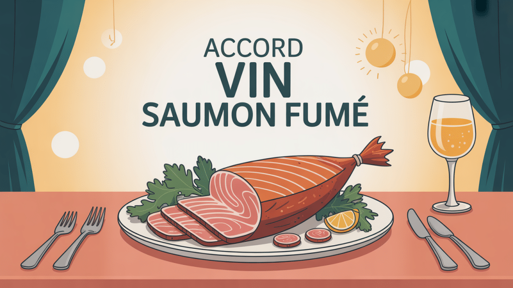 Quel vin avec du saumon fumé visuel table raffinée vin blanc