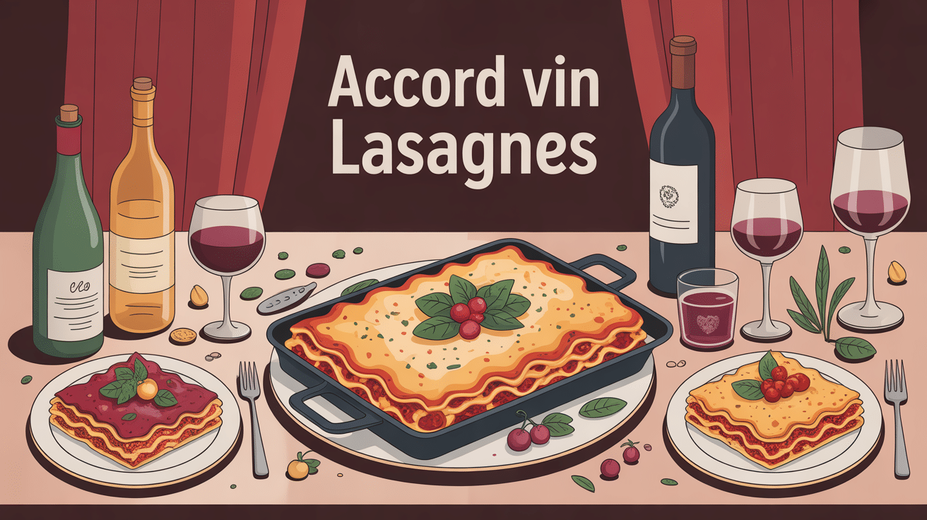 quel vin avec lasagnes table festive et variée