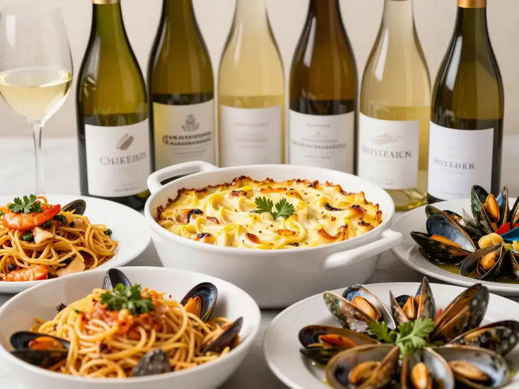 plats fruits de mer cuisinés avec vins blancs quel vin avec les fruits de mer