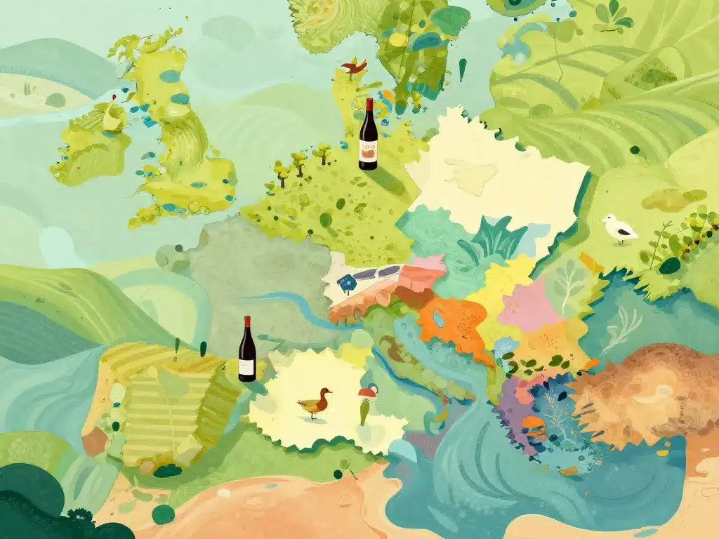 Quel vin avec un magret de canard selon les grandes régions viticoles