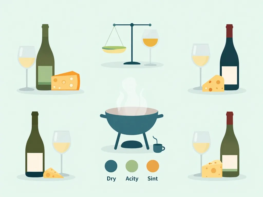 Quel vin pour fondue savoyarde diagramme sélection vin
