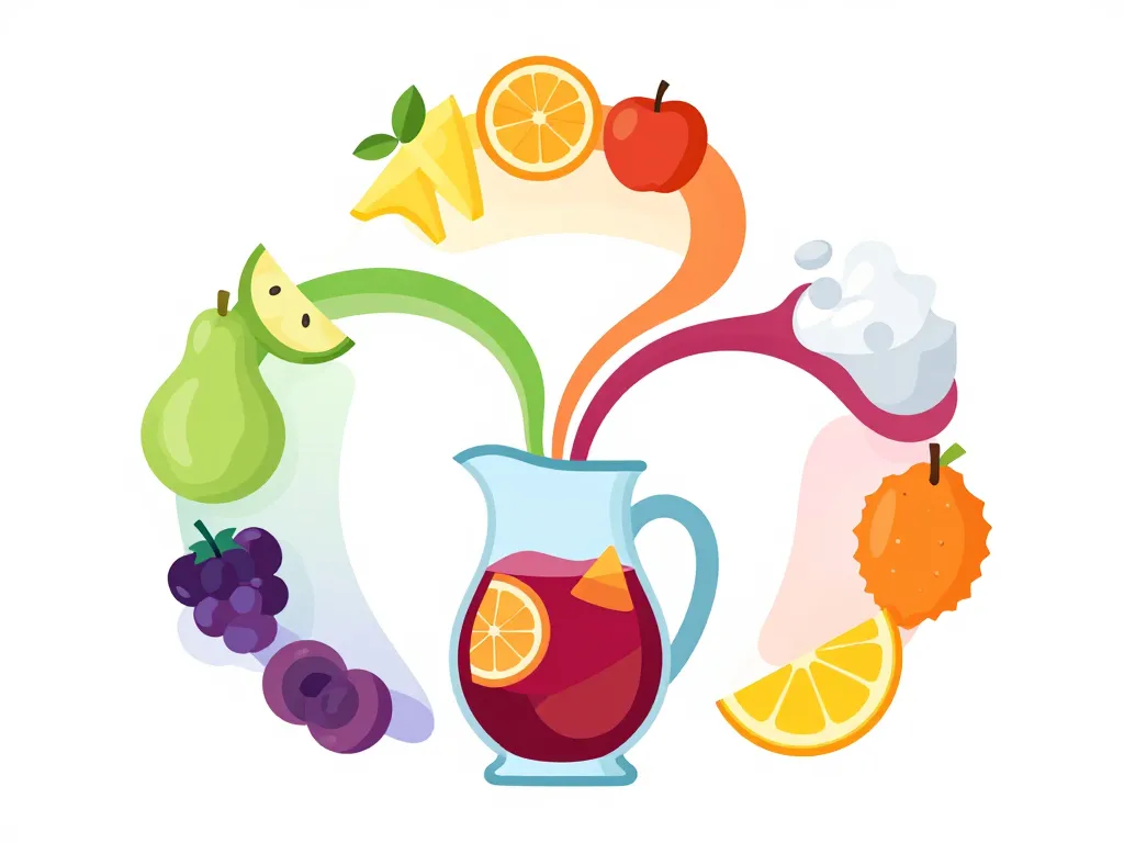 schema équilibre vin fruits sucre quel vin pour la sangria