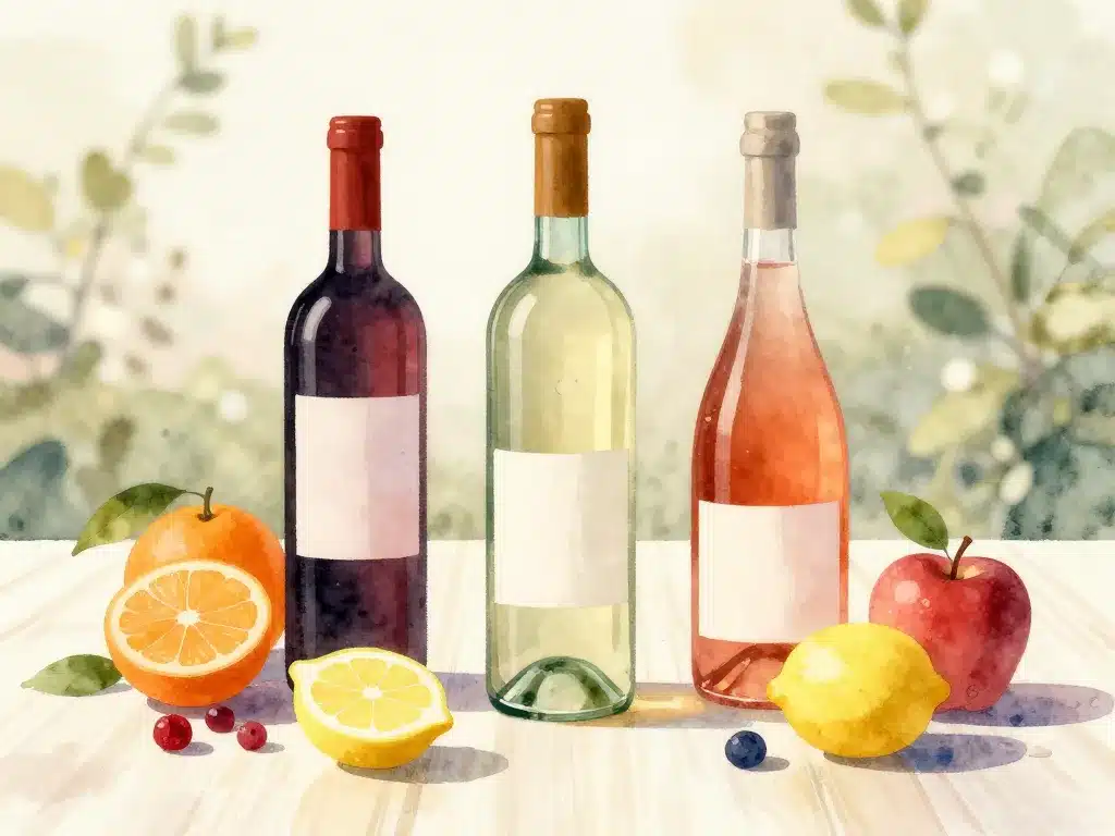 quel vin pour la sangria maison avec bouteilles et fruits