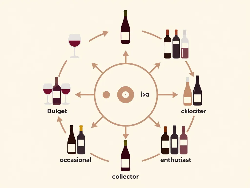 quelle cave à vin choisir concept diagramme profils utilisateurs