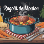 ragout de mouton en cocotte avec légumes frais