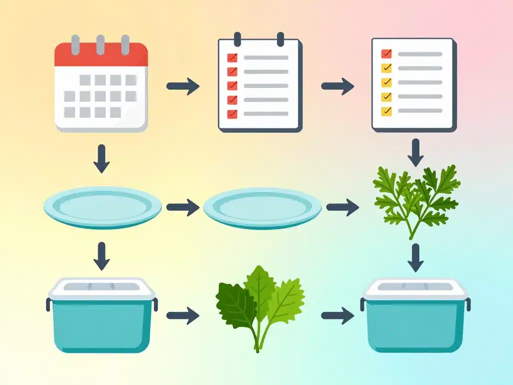Diagramme d'organisation recette apéritif froid à préparer d'avance