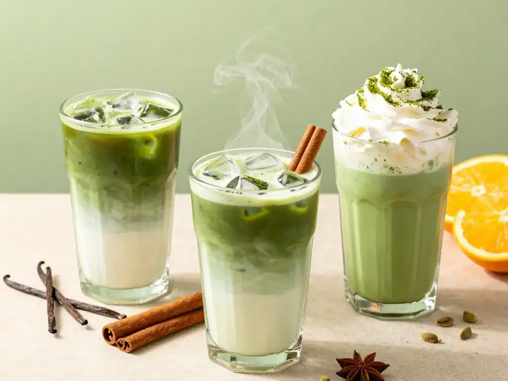 variantes créatives recette matcha latte