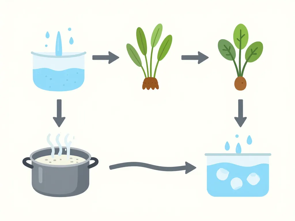 respounchous étapes nettoyage cuisson schéma