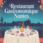 table raffinée restaurant gastronomique nantes vue de dessus