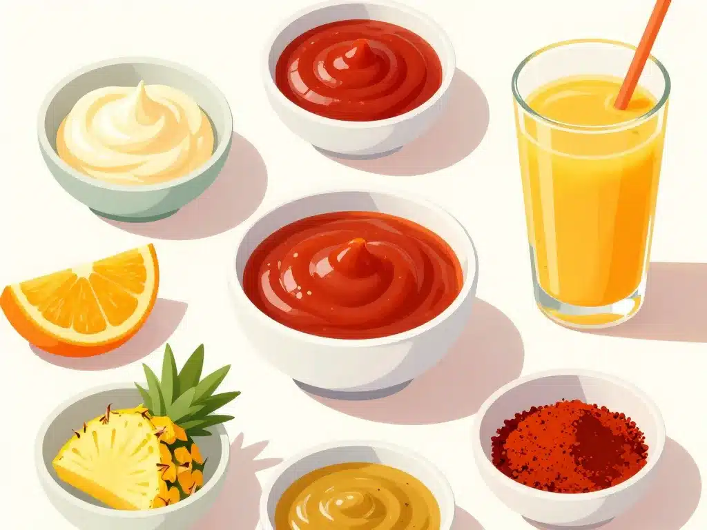Ingrédients essentiels sauce brazil et différences visuelles