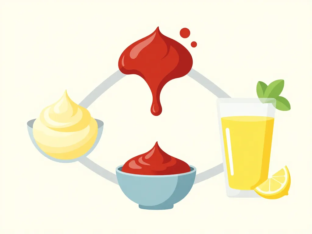 diagramme équilibre sauce cocktail recette